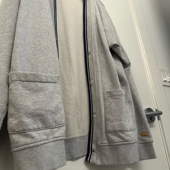 Levi's® Mens Vintage 90s Athletics Style Gold Tab™ Premium Off Court Cardigan - Picture 6 of 9